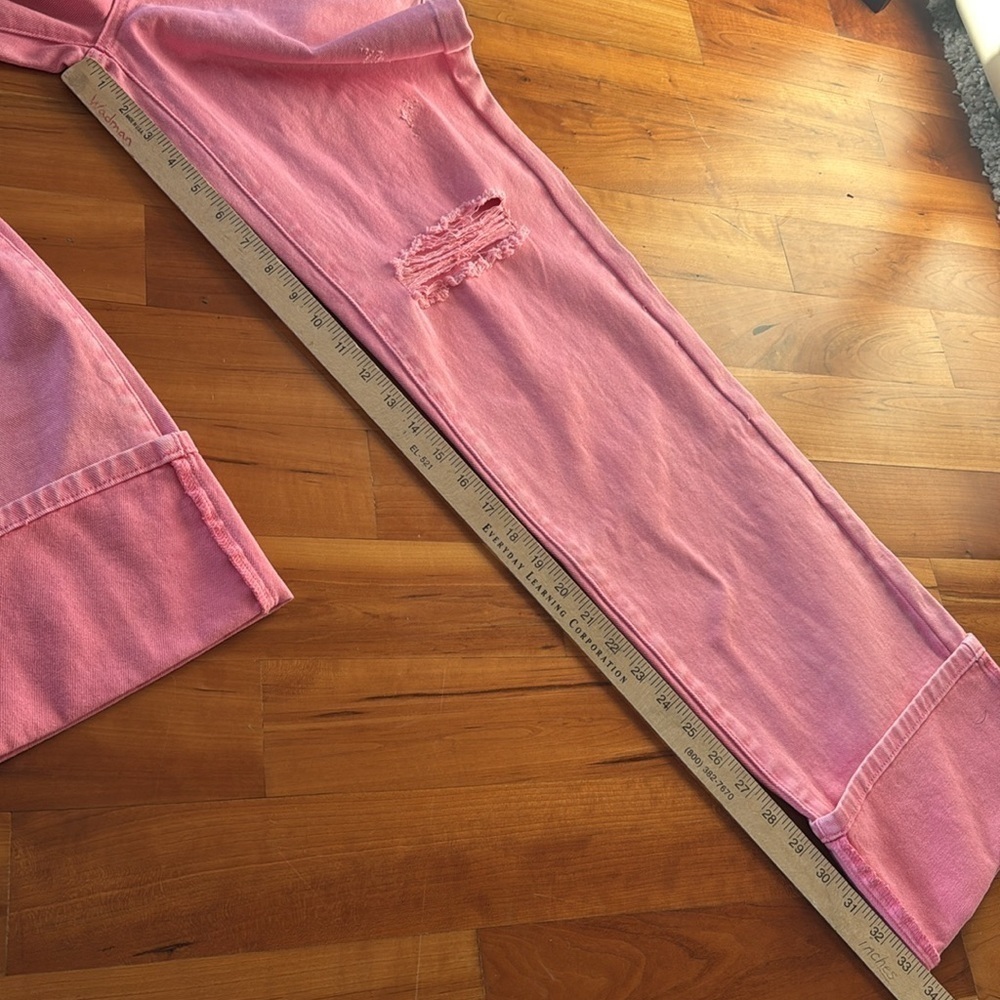 NEW SER.O.YA MARGOT CUFFED BOYFRIEND JEANS NWT slouchy baggy distressed Seroya - Picture 17 of 17